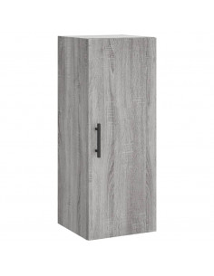 Credenza Grigio Sonoma 34,5x34x180 cm in Legno Multistrato 2