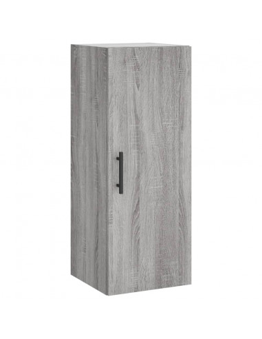 Credenza Grigio Sonoma 34,5x34x180 cm in Legno Multistrato