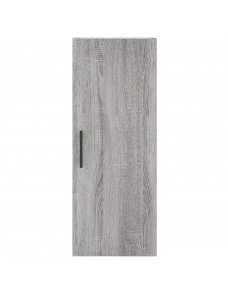 Credenza Grigio Sonoma 34,5x34x180 cm in Legno Multistrato