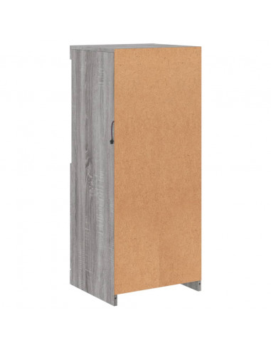 Credenza con Luci LED Grigio Sonoma 41x37x100 cm