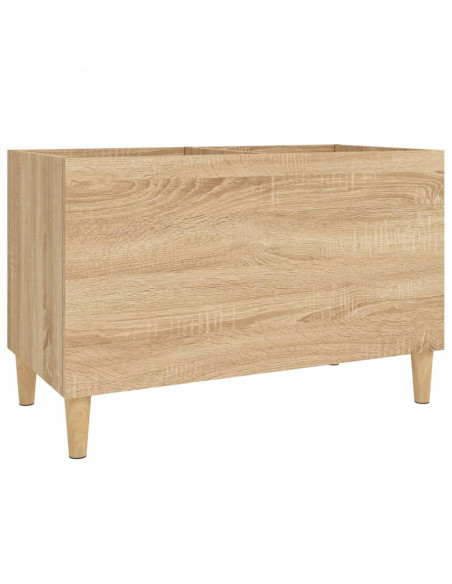 Mobile Porta Dischi Rovere Sonoma 74,5x38x48 Legno Multistrato