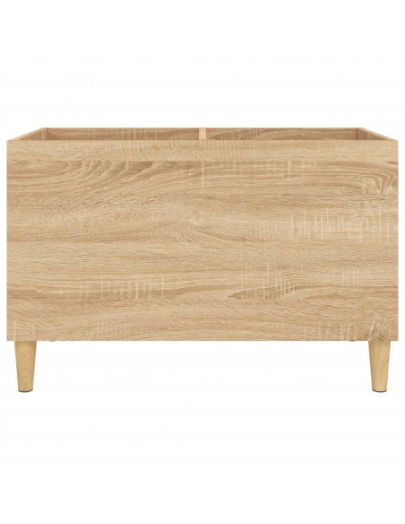 Mobile Porta Dischi Rovere Sonoma 74,5x38x48 Legno Multistrato