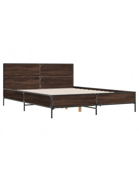 Giroletto Rovere Marrone 150x200cm in Legno Multistrato Metallo