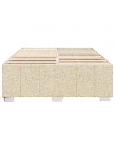 Giroletto senza Materasso Crema 140x190 cm in Tessuto