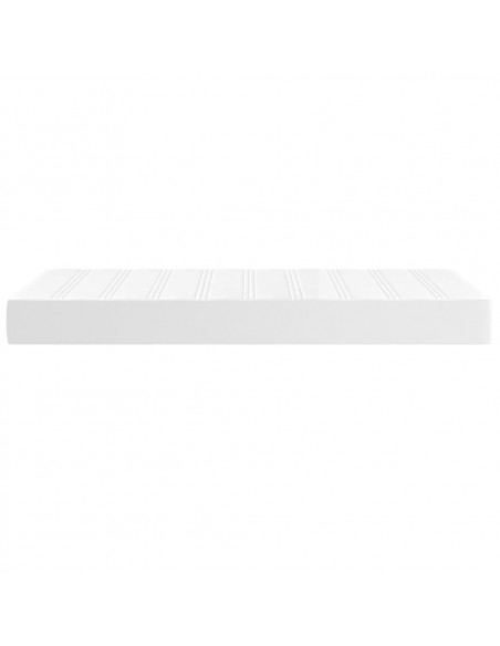 Materasso a Molle Bianco 90x200x20 cm in Similpelle