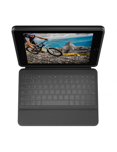 Logitech Rugged Folio QWERTY Italiano Smart Connector Grafite