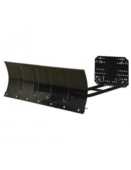 Spazzaneve per ATV 115x38 cm Nero