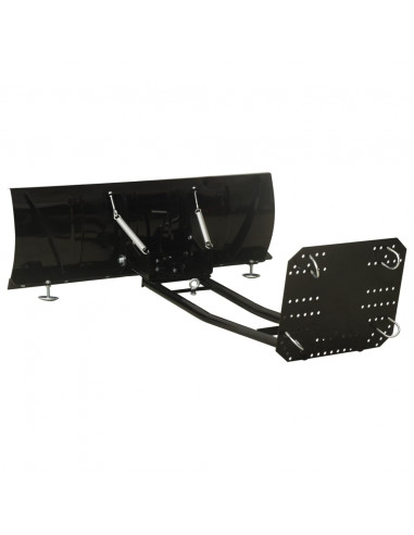 Spazzaneve per ATV 115x38 cm Nero