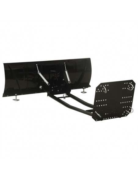 Spazzaneve per ATV 115x38 cm Nero