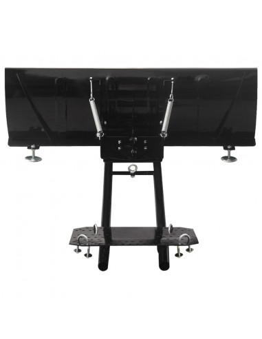 Spazzaneve per ATV 115x38 cm Nero