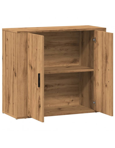 Credenza Rovere Artigianale 80x33x70 cm in Truciolato