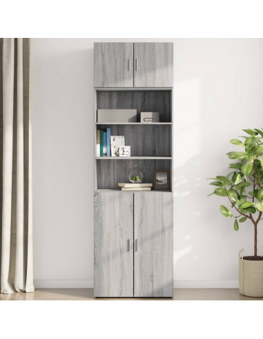 Mobile a Parete Grigio Sonoma 70x42,5x40cm in Legno Multistrato