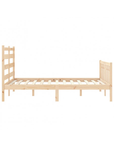 Giroletto con Testiera 140x200 cm in Legno Massello