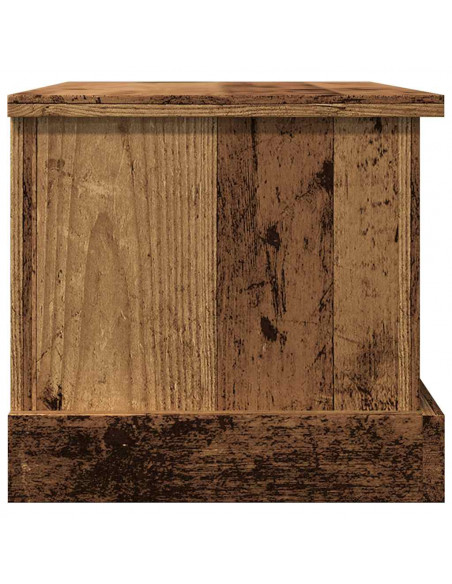 Scatola Portaoggetti Legno Antico 30x50x28 cm Legno Multistrato