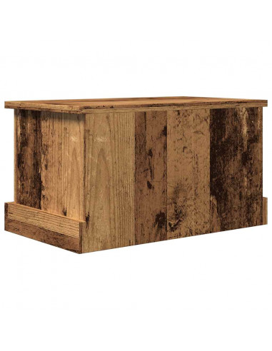 Scatola Portaoggetti Legno Antico 30x50x28 cm Legno Multistrato