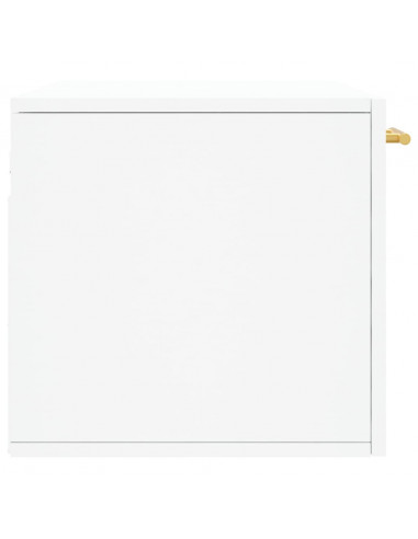 Mobile a Parete Bianco 80x36,5x35 cm in Legno Multistrato