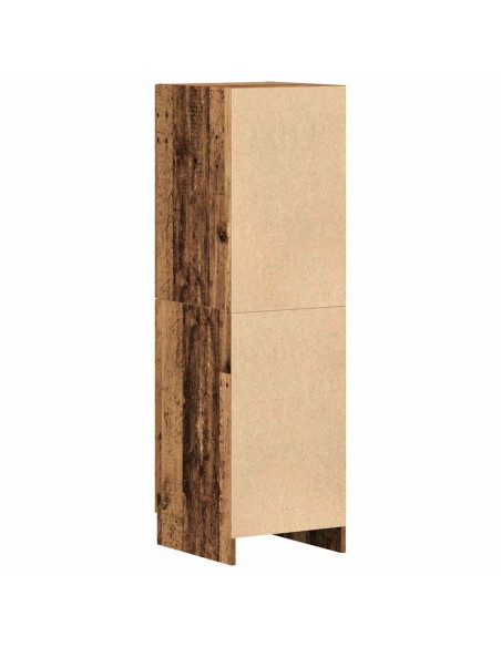 Armadietto Cucina Legno Antico 38x41,5x131,5 cm in Legno