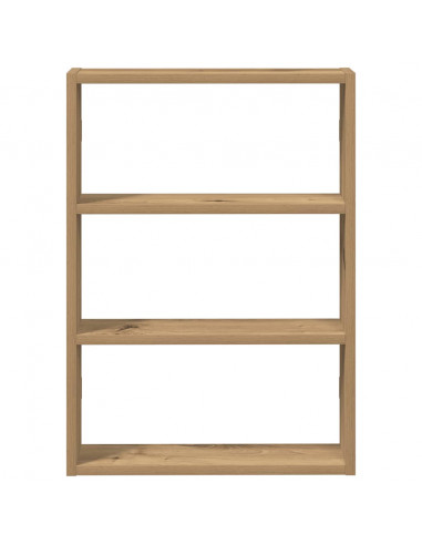 Scaffale a Parete Rovere Artigianale 43x9x60 cm Truciolato