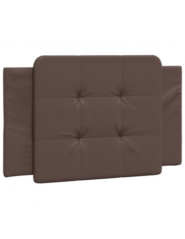 Giroletto con Testiera Marrone 90x190 cm in Similpelle