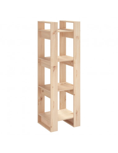 Libreria/Divisorio 41x35x125 cm in Legno Massello di Pino