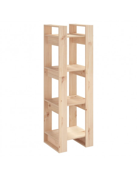 Libreria/Divisorio 41x35x125 cm in Legno Massello di Pino