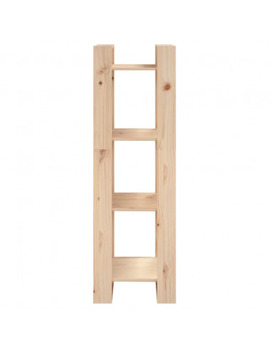 Libreria/Divisorio 41x35x125 cm in Legno Massello di Pino