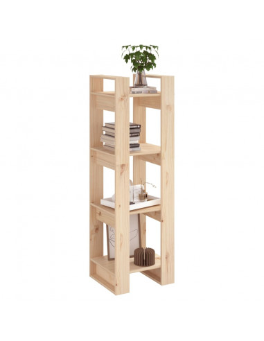 Libreria/Divisorio 41x35x125 cm in Legno Massello di Pino