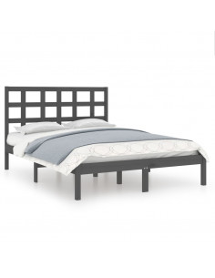 Giroletto Grigio in Legno Massello 200x200 cm 2