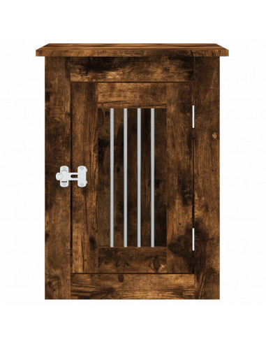 Gabbia Cani da Arredamento Rovere Fumo 45x62x59cm Multistrato