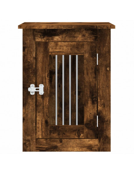 Gabbia Cani da Arredamento Rovere Fumo 45x62x59cm Multistrato