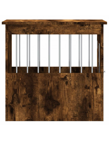 Gabbia Cani da Arredamento Rovere Fumo 45x62x59cm Multistrato