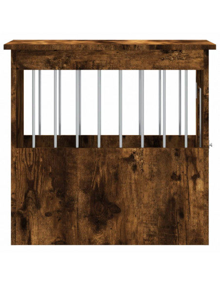 Gabbia Cani da Arredamento Rovere Fumo 45x62x59cm Multistrato