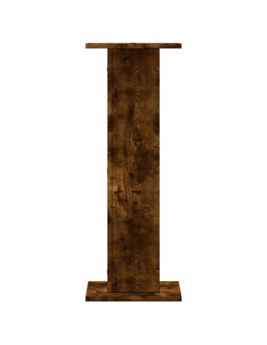 Supporti Altoparlanti 2 pz Rovere 30x30x80 cm Legno Multistrato