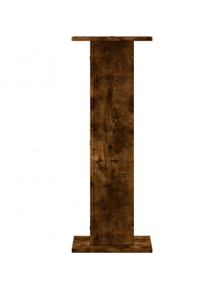 Supporti Altoparlanti 2 pz Rovere 30x30x80 cm Legno Multistrato