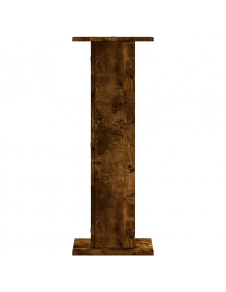 Supporti Altoparlanti 2 pz Rovere 30x30x80 cm Legno Multistrato