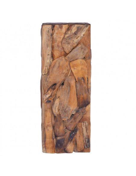 Tavolino da Salotto 30x30x80 cm in Legno Massello di Teak