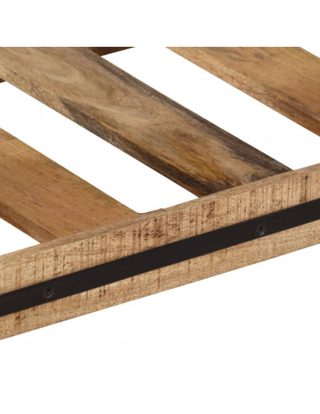 Tavolo Consolle 100x35x75 cm in Legno Massello di Mango