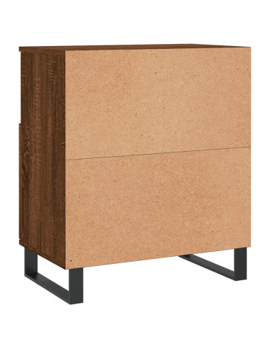 Credenze 3 pz Rovere Marrone in Legno Multistrato