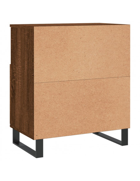 Credenze 3 pz Rovere Marrone in Legno Multistrato