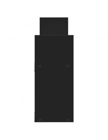 Mobile a Parete 100x18x40 cm Nero in Legno Multistrato