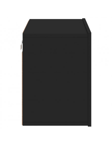 Mobile TV a Parete Nero 60x30x41 cm