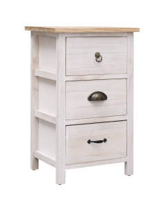 Mobiletto 35x25x57 cm in Legno di Paulownia 2