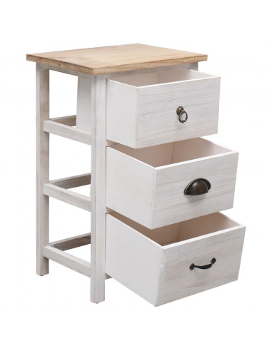 Mobiletto 35x25x57 cm in Legno di Paulownia