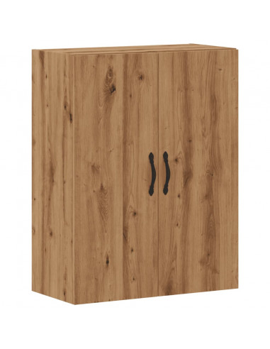 Mobile a Parete Rovere Artigianale 69,5x34x90 cm in Truciolato