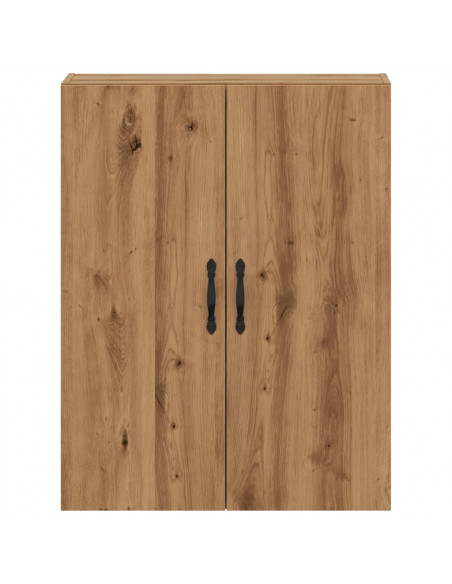 Mobile a Parete Rovere Artigianale 69,5x34x90 cm in Truciolato