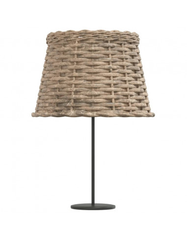 Paralume Marrone Ø25x17 cm in Vimini