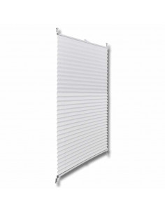 Tenda plissè 40x125cm bianca 2