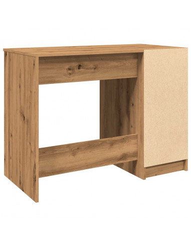 Scrivania Rovere Artigianale 100x50x75 cm in Legno Multistrato