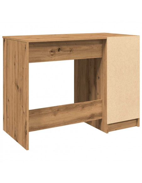 Scrivania Rovere Artigianale 100x50x75 cm in Legno Multistrato