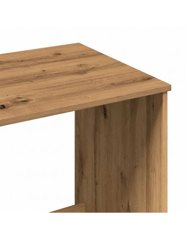 Scrivania Rovere Artigianale 100x50x75 cm in Legno Multistrato